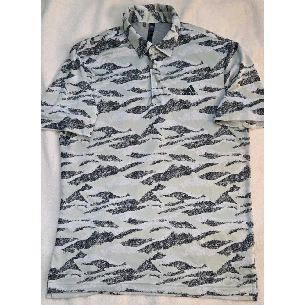 ADIDAS GOLF MENS BUNDLE OF 2 SHORT SLEEVE POLOS SIZE MEDIUM